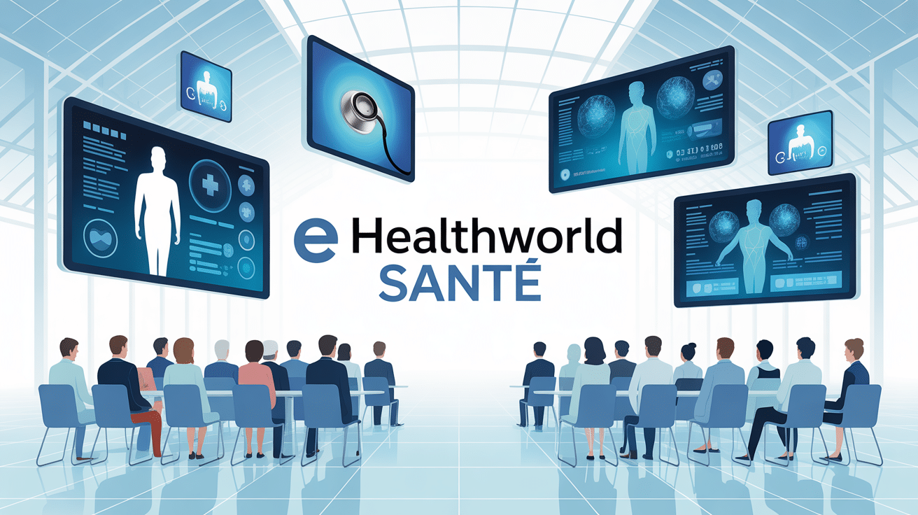 Image congrès e healthworld santé professionnels de santé santé connectée