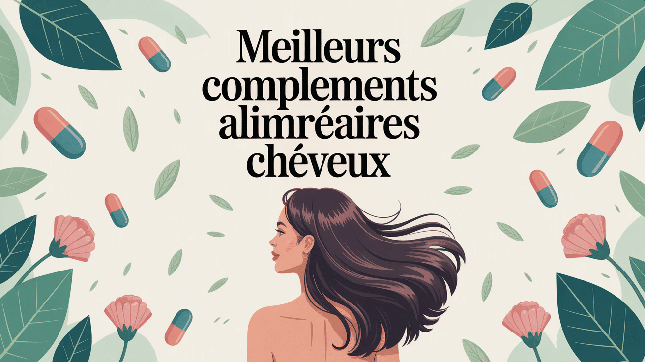 femme dos cheveux brillants meilleur complément alimentaire cheveux
