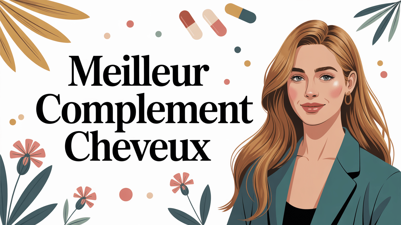 Femme elegante cheveux longs gélules complement cheveux