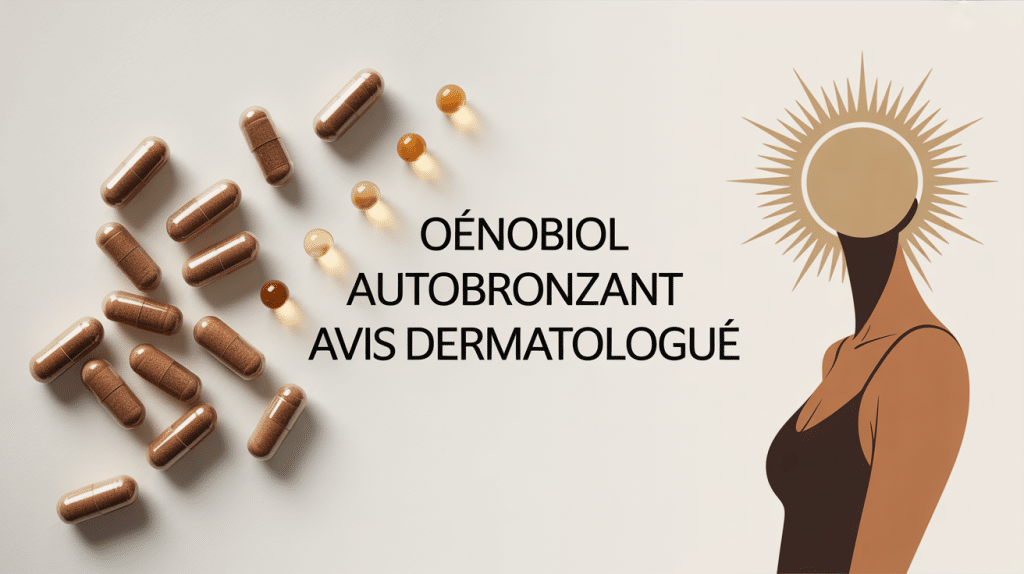 Gélules oenobiol autobronzant avis dermatologue bronzage naturel
