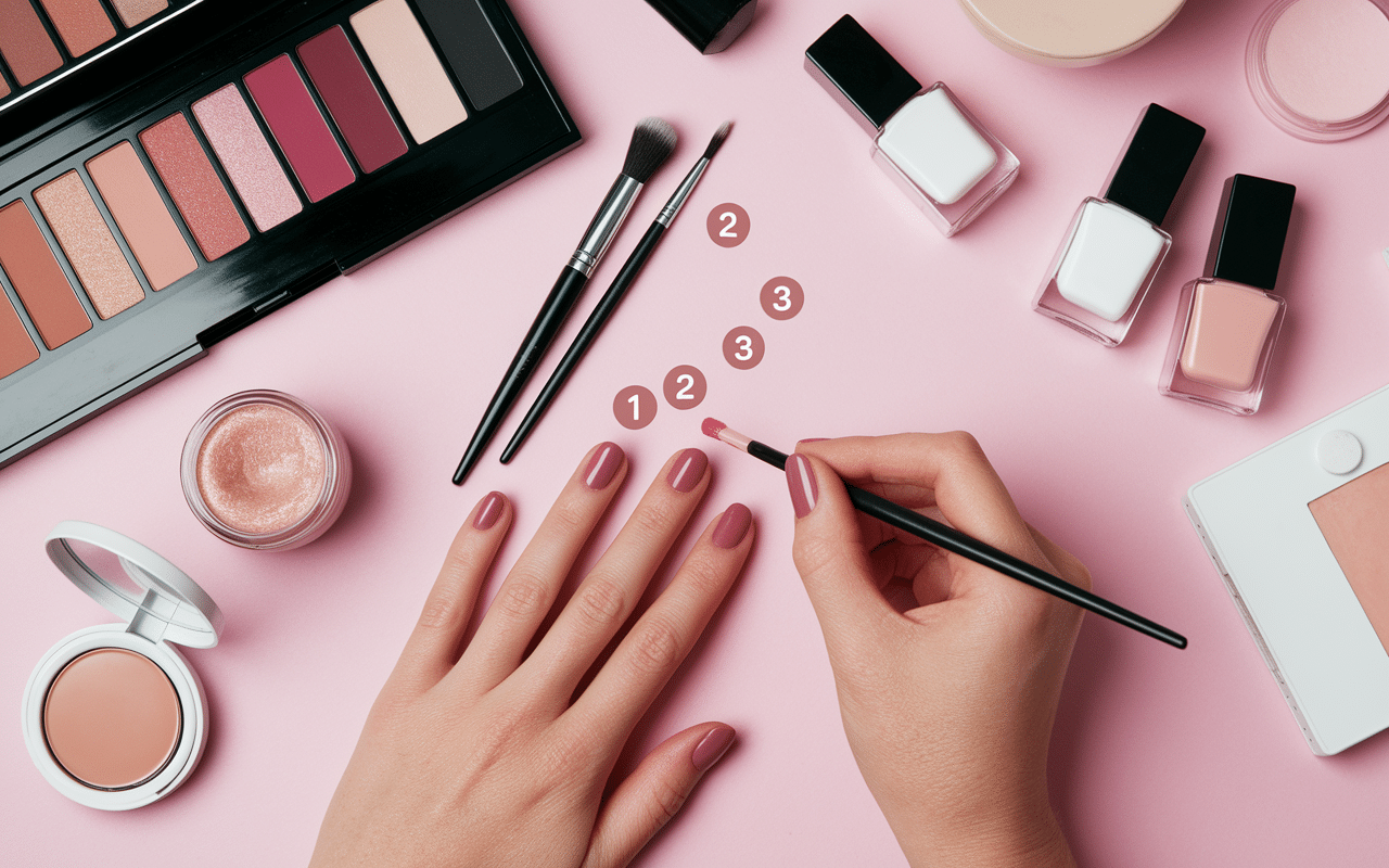 pose ongle baby boomer avec kit manucure professionnel