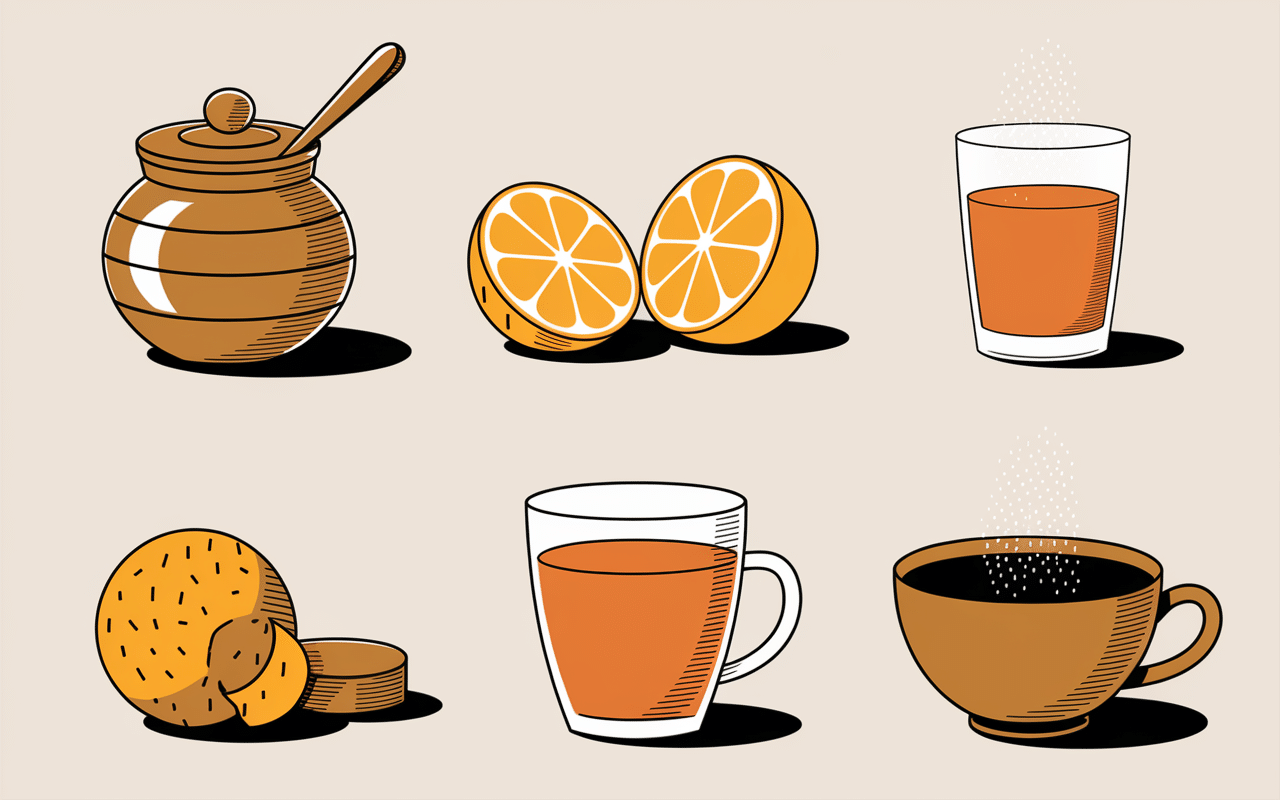 composition miel citron eau chaude pastilles vapeur