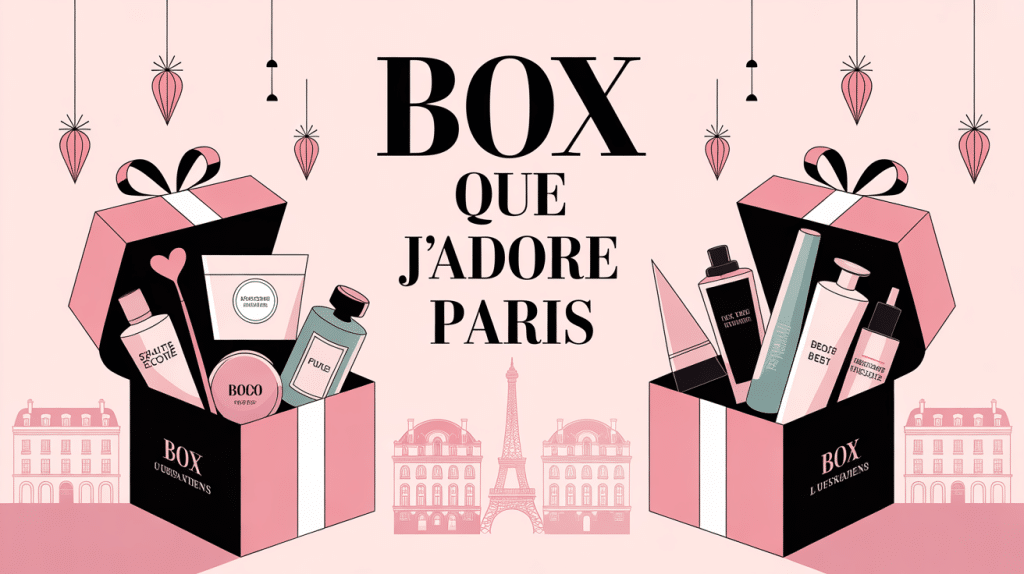 Box que j'adore Paris cadeau et produits lifestyle