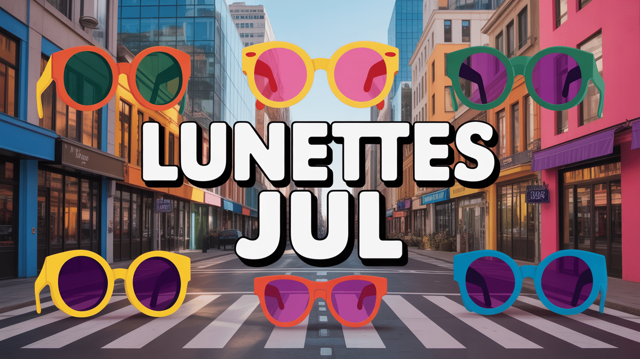 Collection lunettes Jul colorées