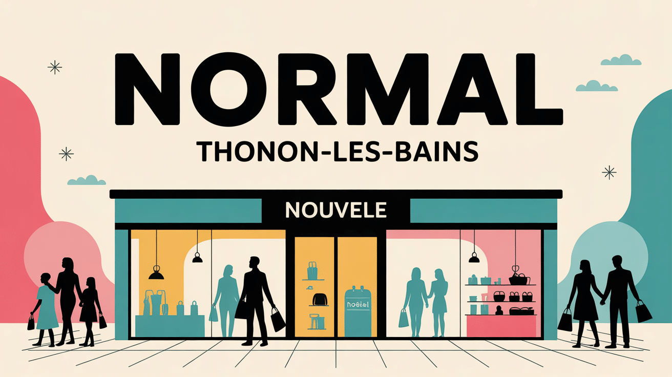 Centre commercial avec magasin Normal Thonon