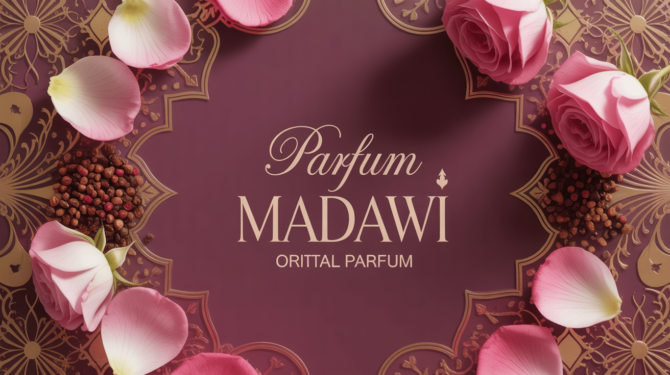 Flacon parfum Madawi doré luxe