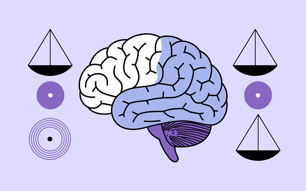 Cerveau engrenages balance self contrôle