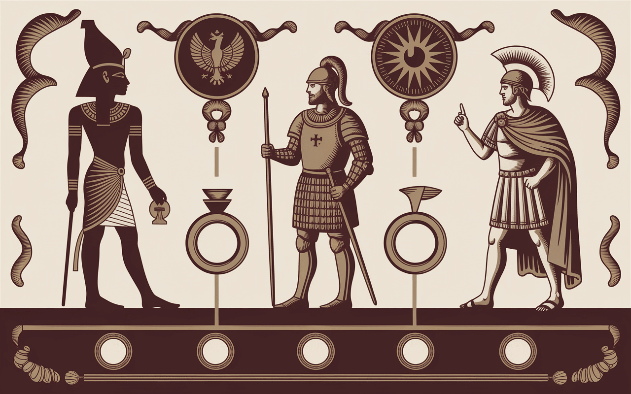 Illustration de l'histoire des bagues chez l'homme