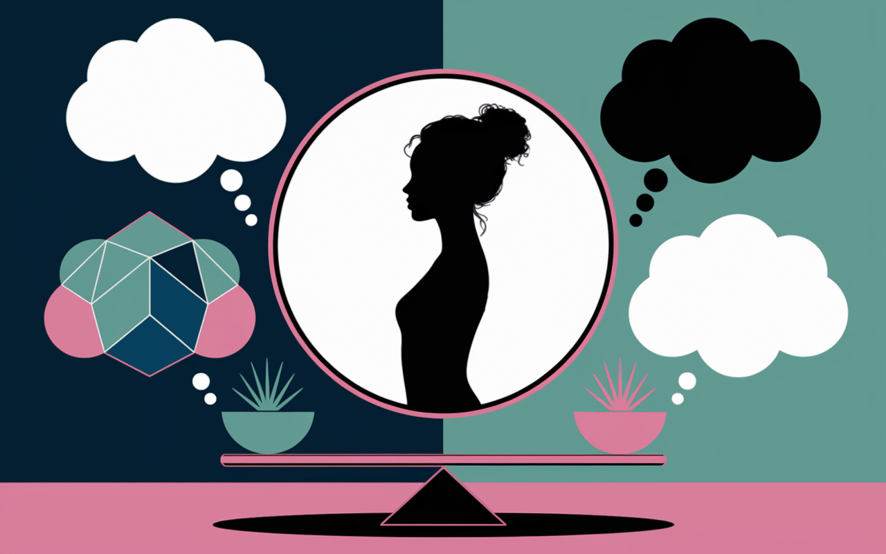 femme chicchana onaka miroir bien-être et complexe
