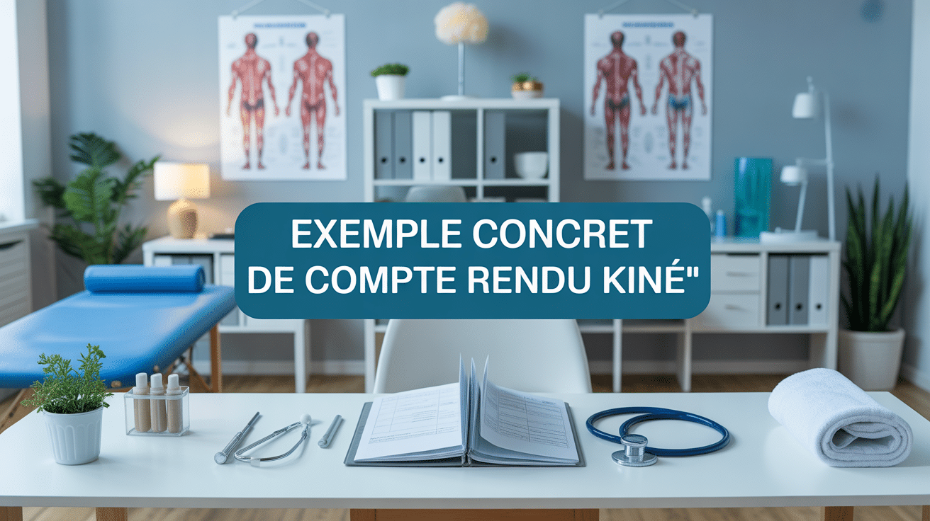 compte rendu kiné exemple cabinet de kinésithérapie