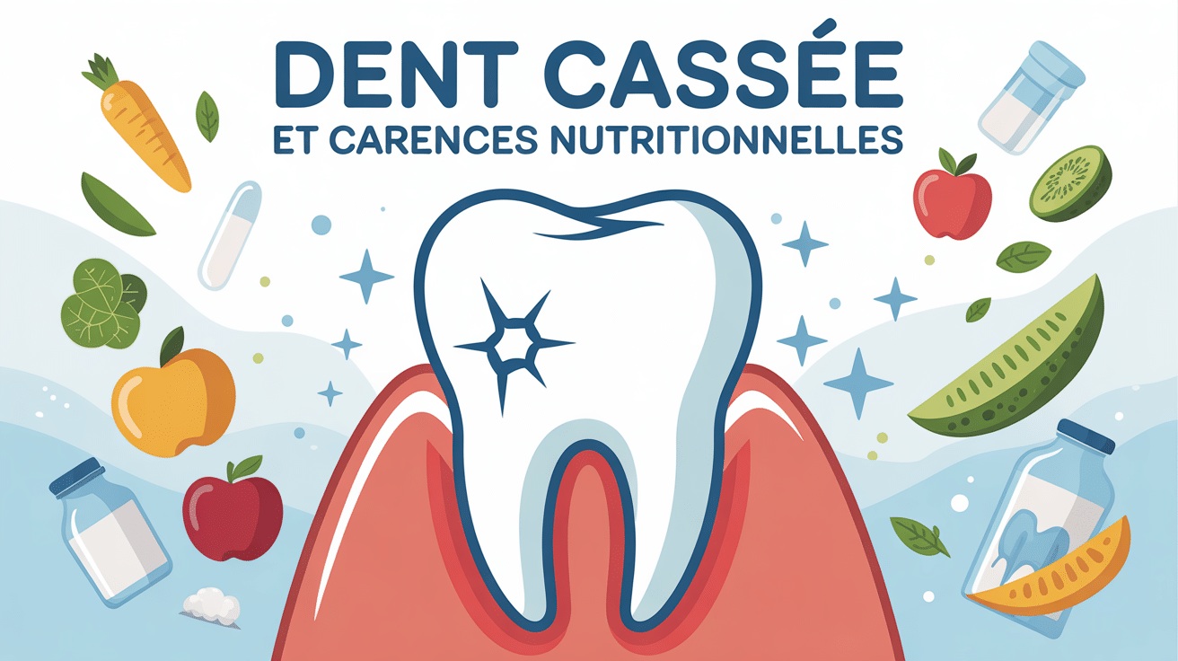Dent qui se casse carence nutrition fruits produits laitiers
