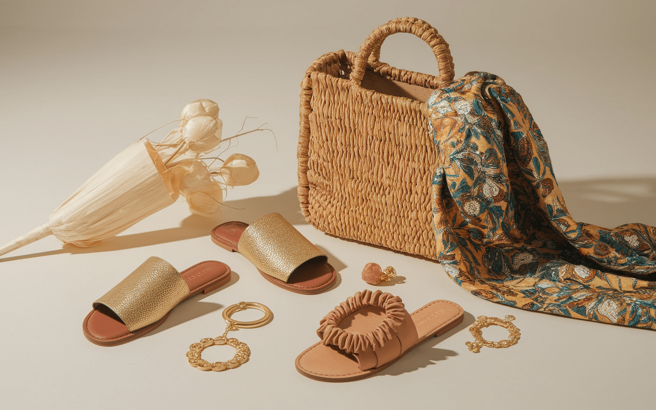 accessoires pour ma boheme robe grise sur fond neutre