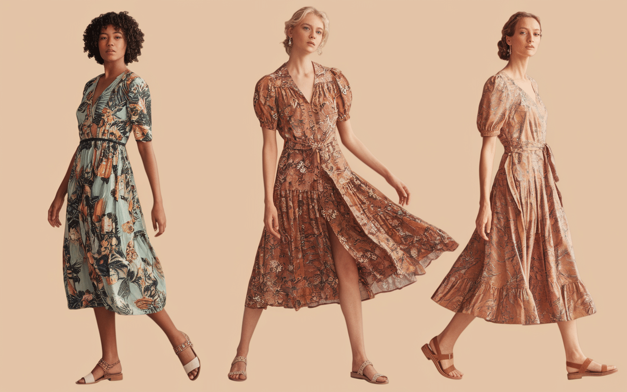 ma boheme robe midi selon morphologie femme silhouette