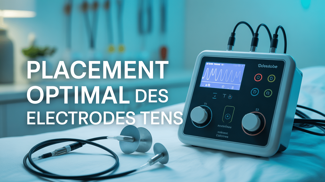 vue d'ensemble où placer les électrodes TENS