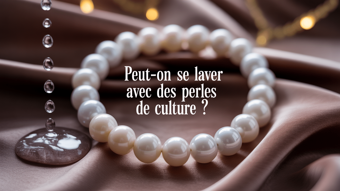 peut on se laver avec des perles de culture collier perles eau
