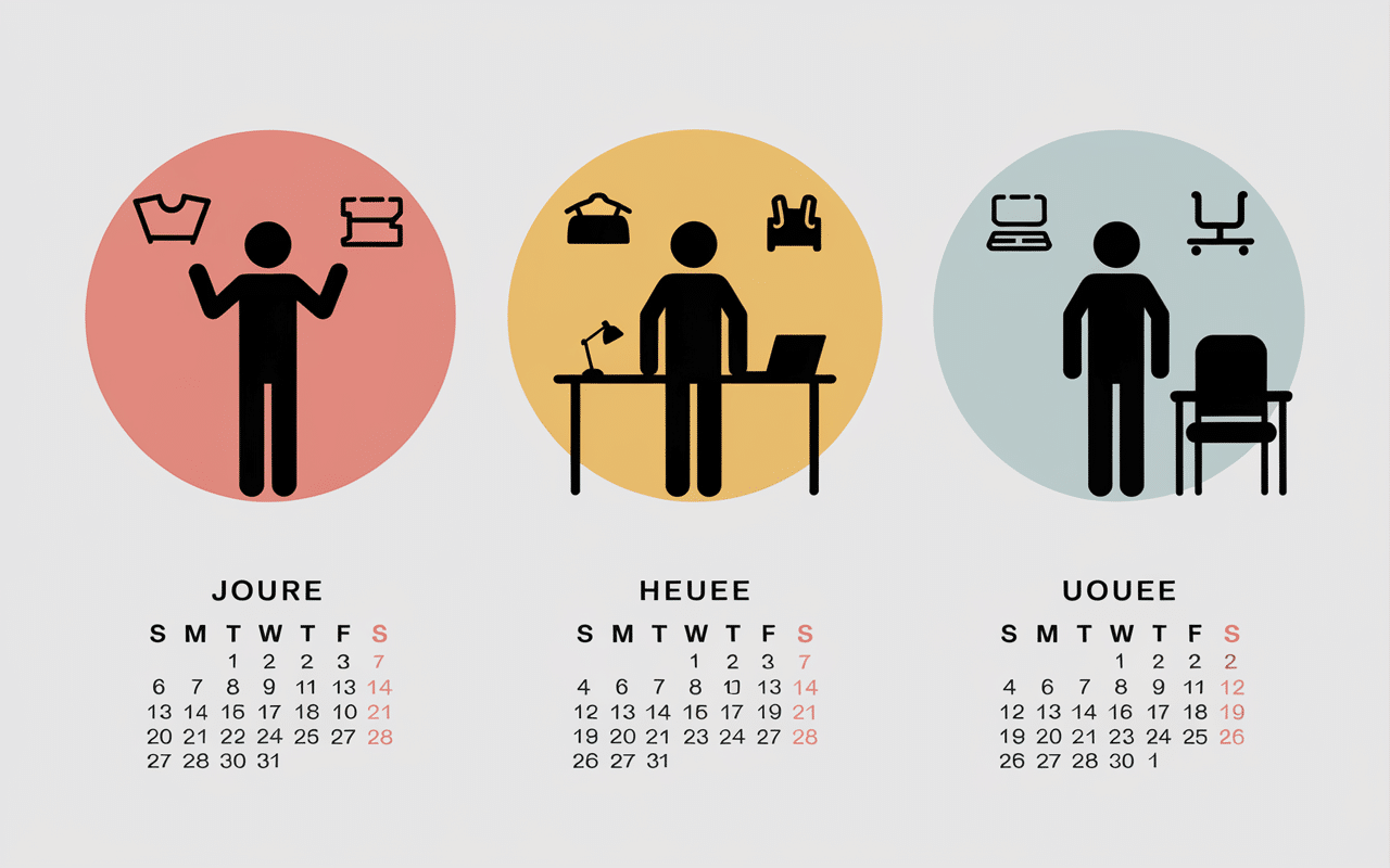 Sauna japonais combien de fois par semaine, silhouettes profils et calendrier hebdomadaire