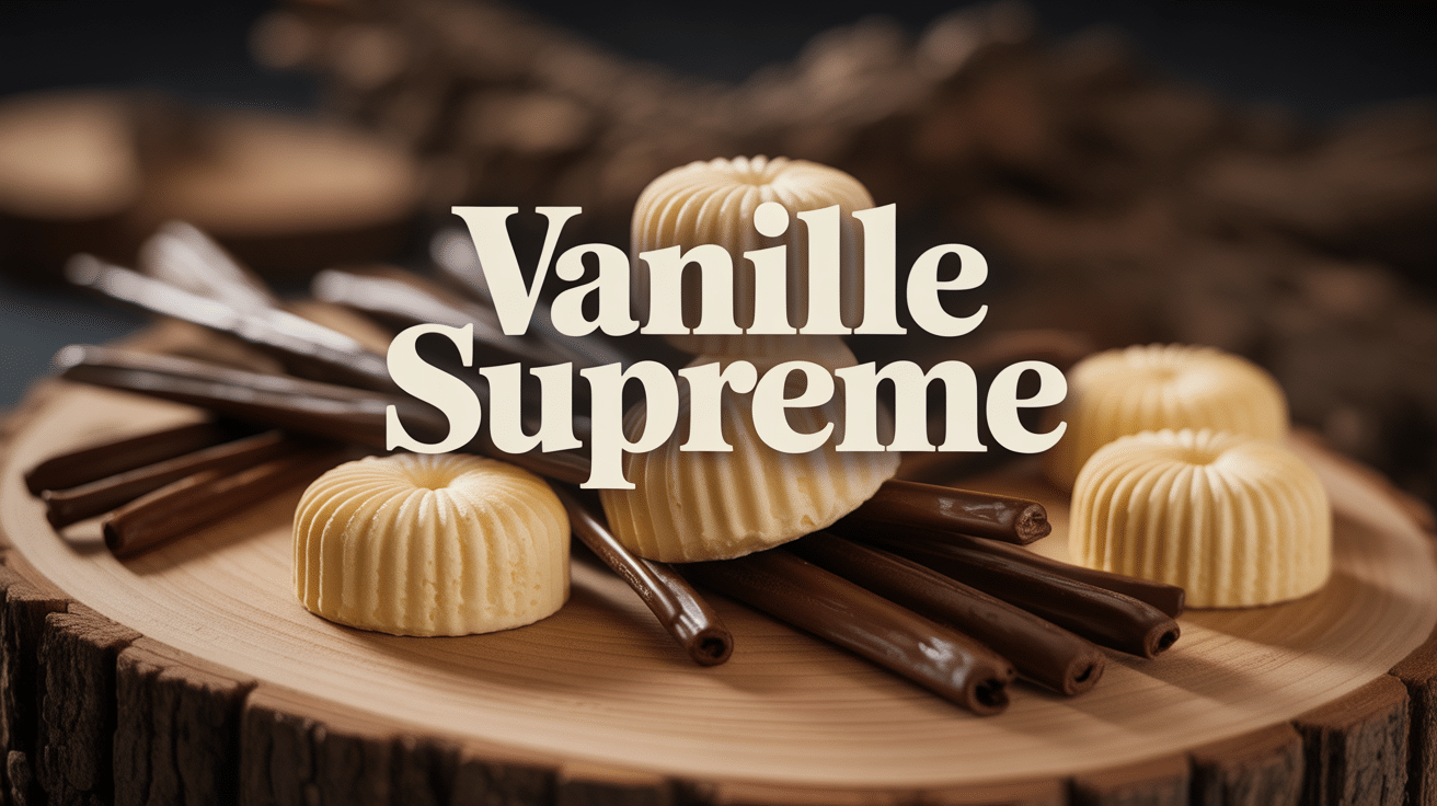 gousses supreme vanille premium sur bois