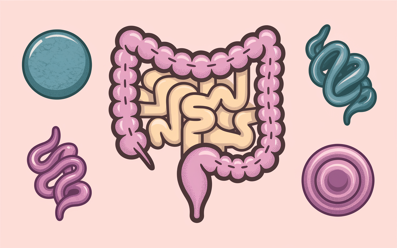 Vitmox pour parasites illustration scientifique