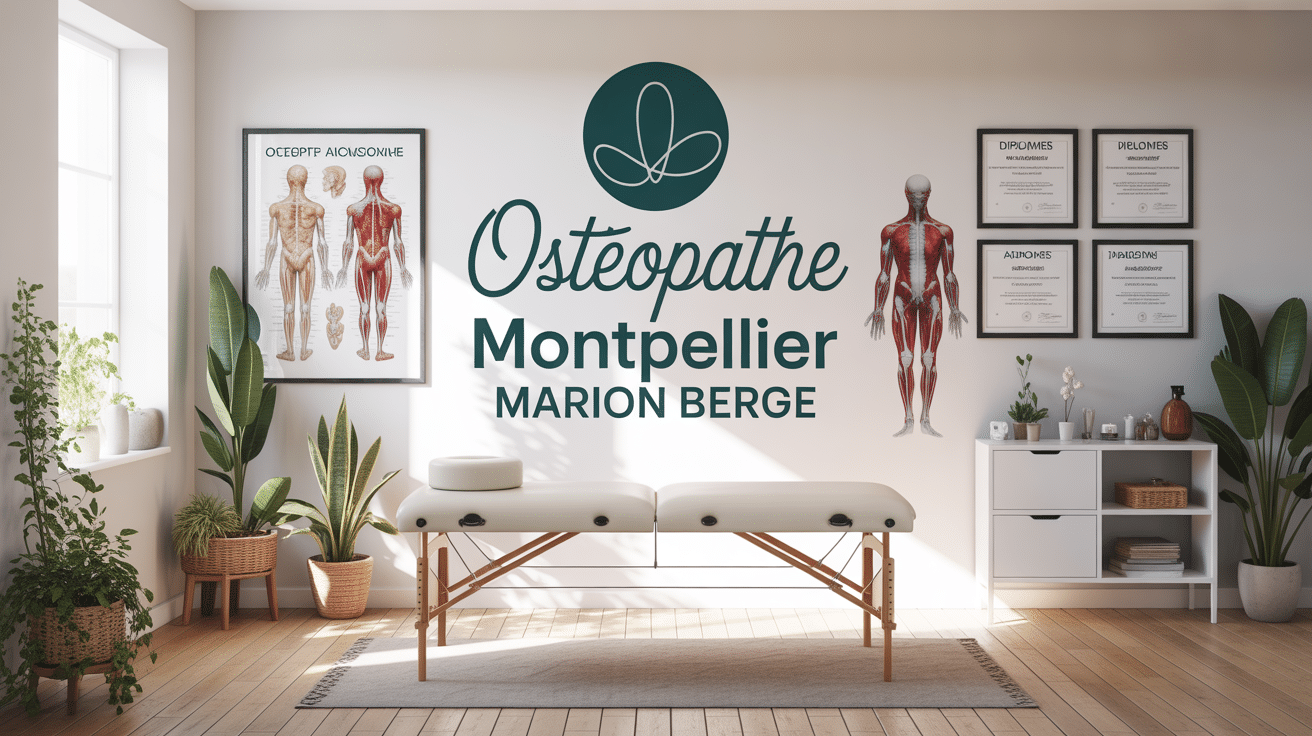 cabinet marion berge ostéo montpellier table massage