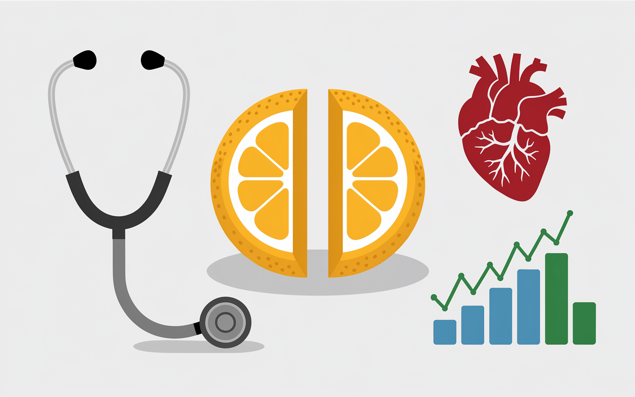 citron dangereux pour le cœur stéthoscope cœur médical