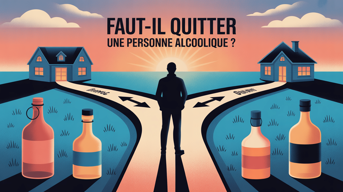 faut-il quitter une personne alcoolique illustration croisée