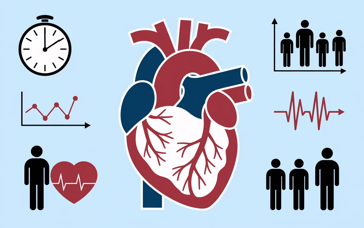 infographie fréquence cardiaque normale en fonction de l'âge valeurs