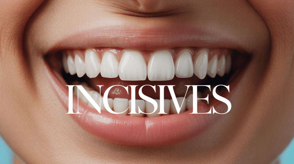 incisive dent centre du sourire parfait
