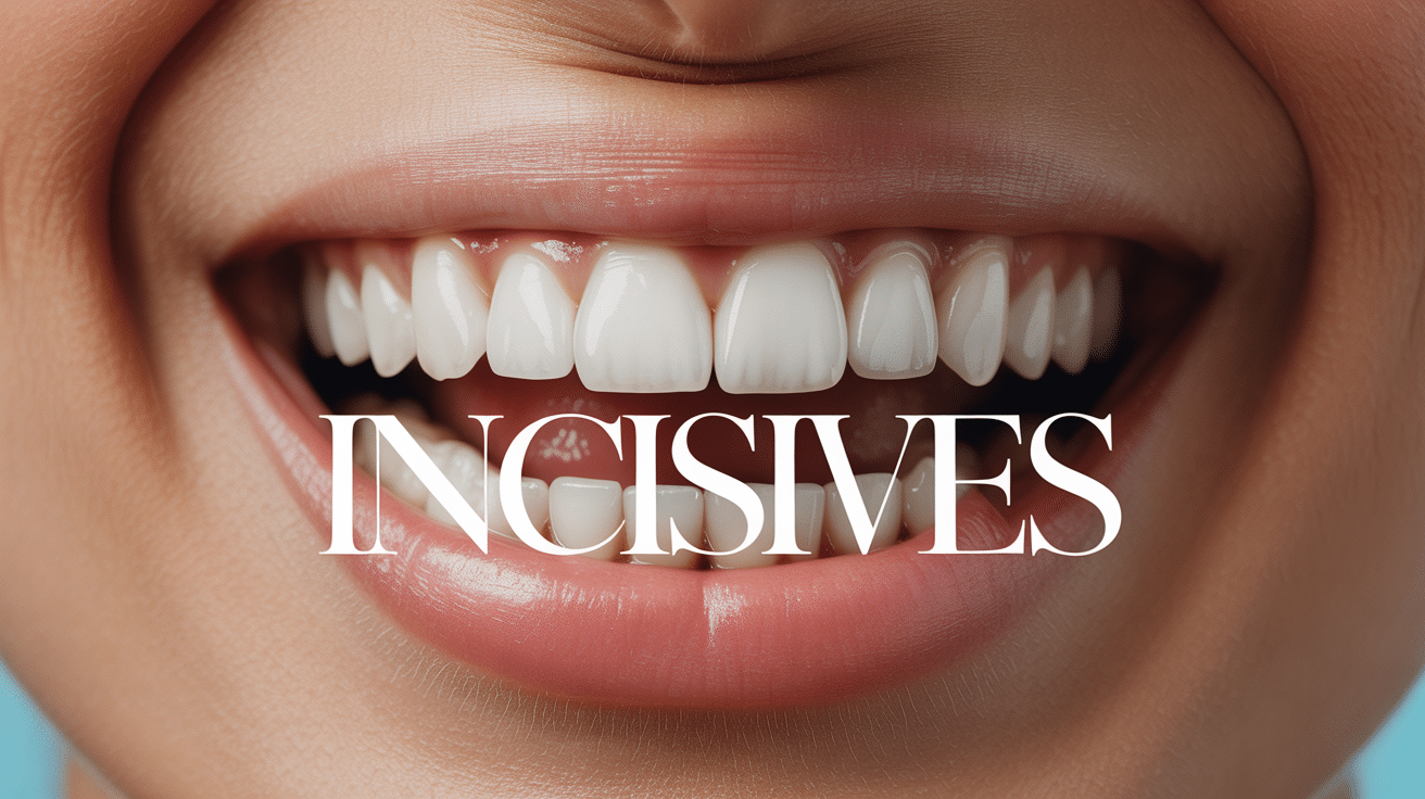 incisive dent centre du sourire parfait