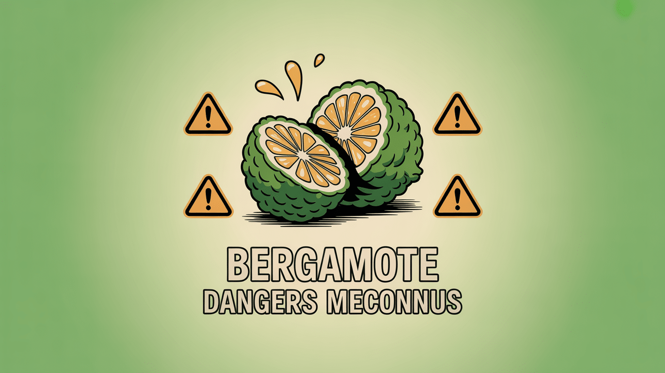 Les dangers de la bergamote agrume huile avertissement