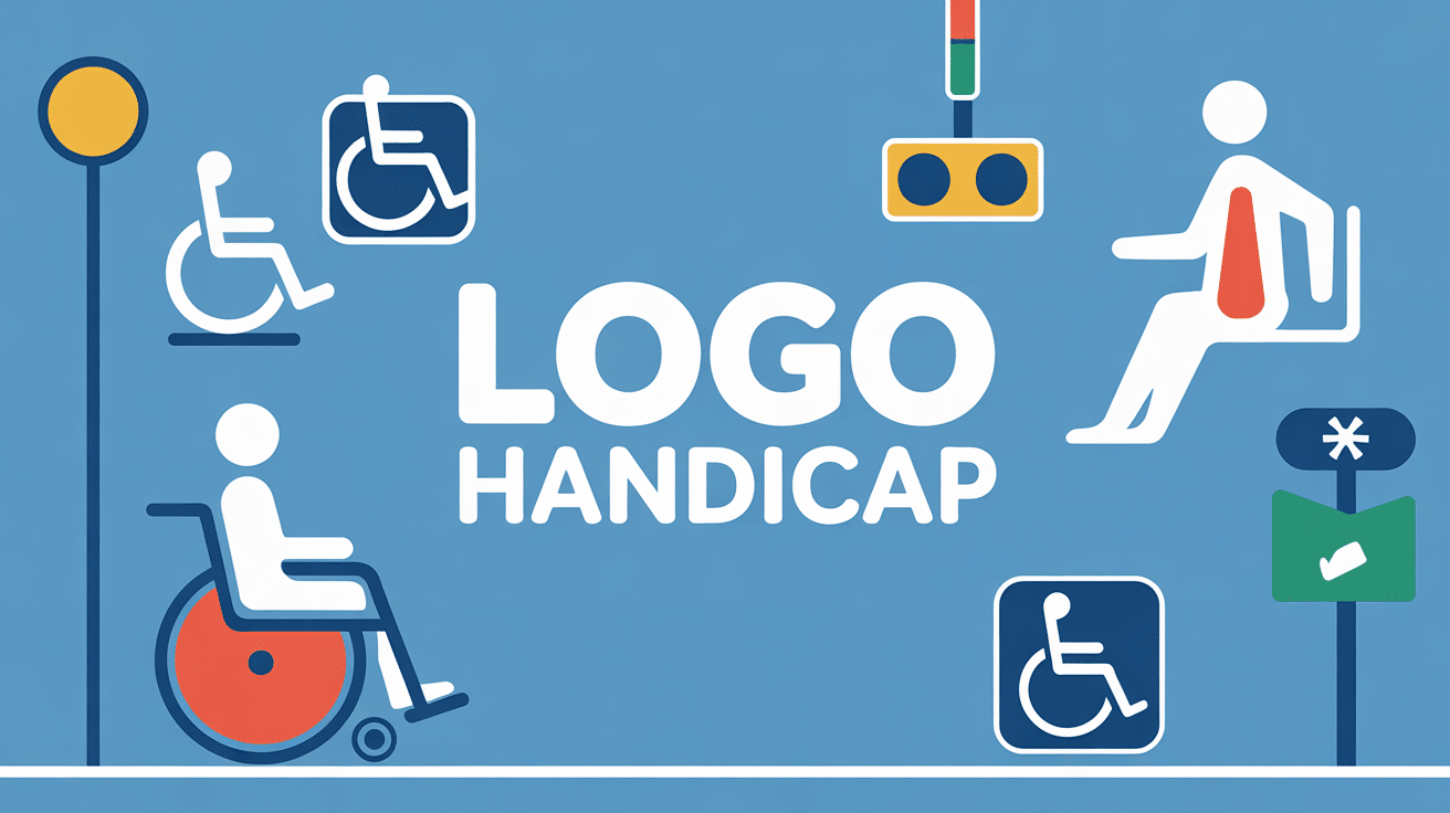 illustration logo handicap accessibilité