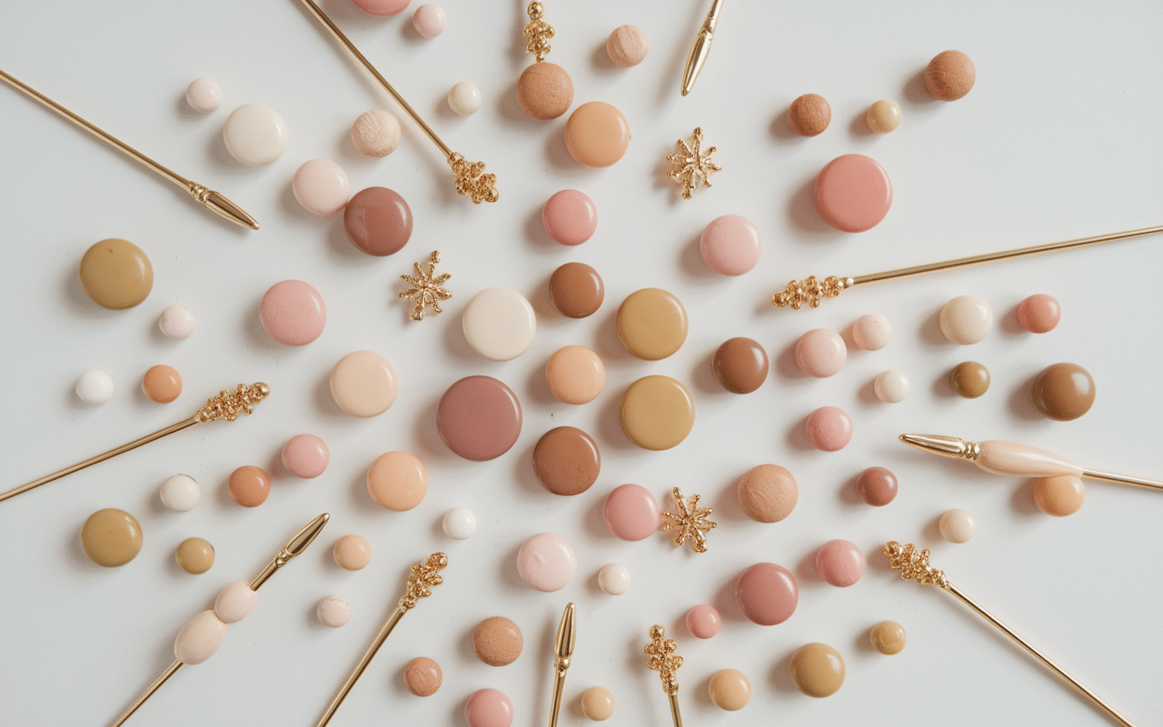 Nuances ongle nude accessoires manucure