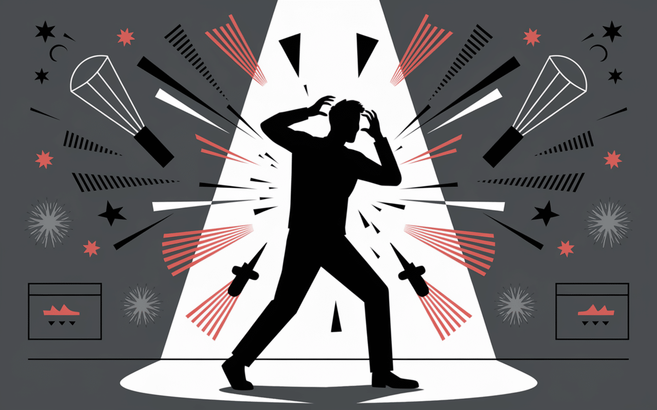 Quand le PN a peur de sa proie silhouette stressée comportements