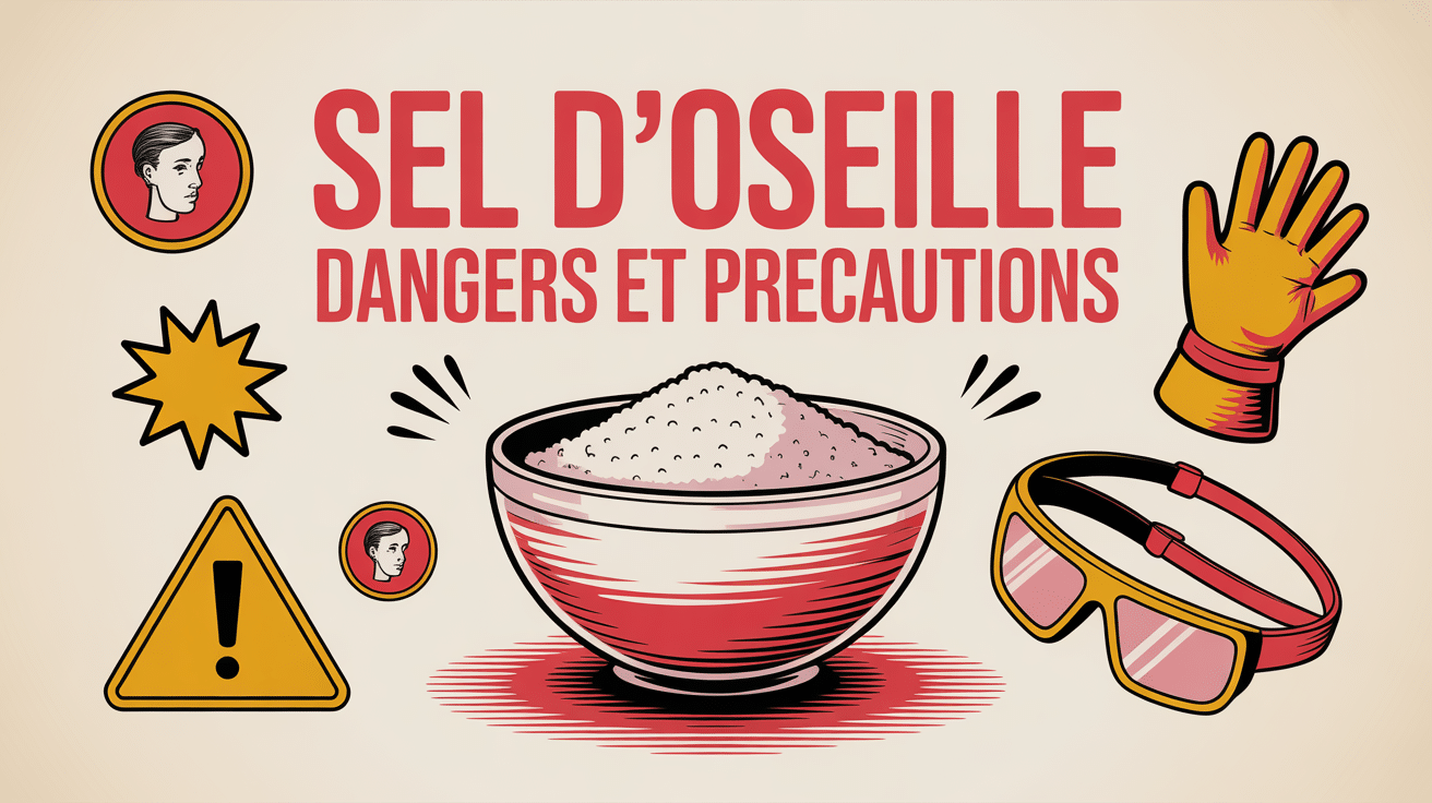 sel d'oseille danger cristaux gants lunettes