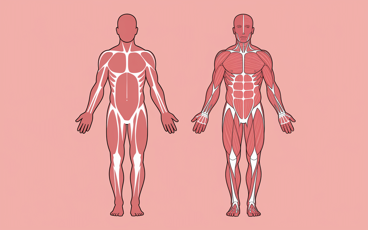 skinny fat anatomie masse grasse et muscle