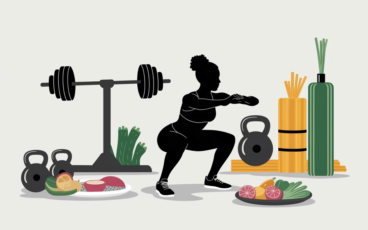 skinny fat entrainement et assiette équilibrée