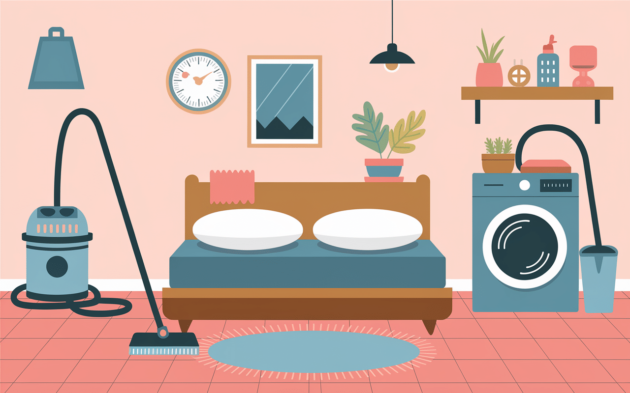 nettoyage maison lutte mite de poussiere