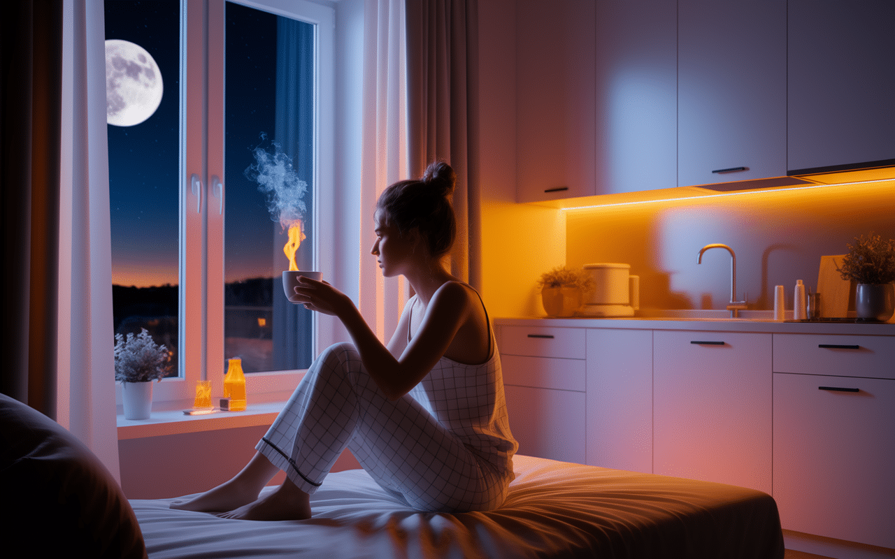 boire vinaigre de cidre eau chaude le soir routine nuit