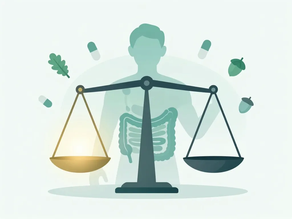 Alpha tanin avis avec balance des effets, confort intestinal