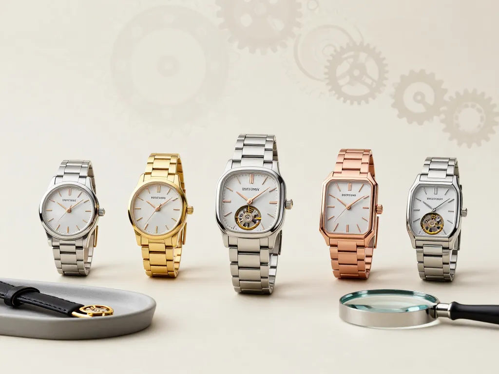 ancienne montre omega pour femme, tailles de boîtiers et mouvements