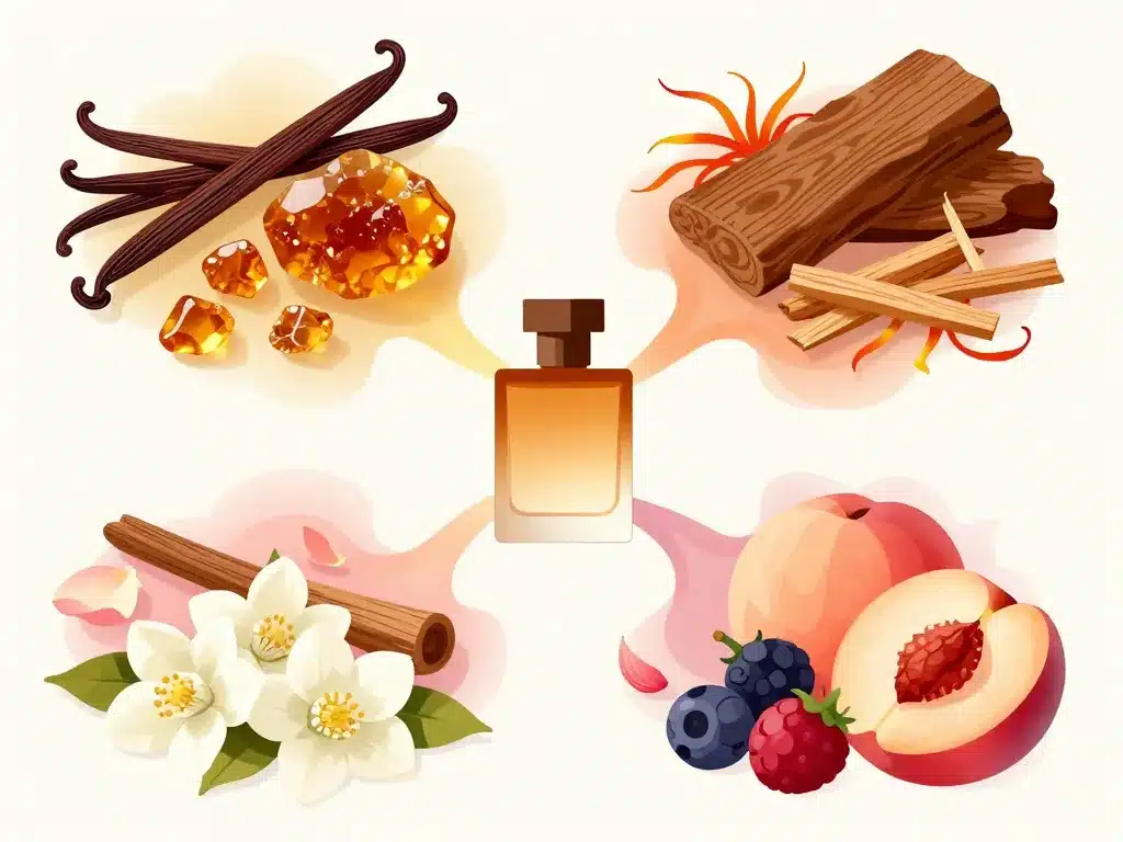 arabiyat prestige diagramme des familles gourmand boisé floral fruité