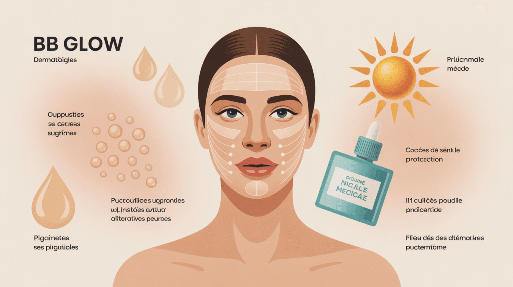 bb glow avis dermatologue, illustration du soin et prudence médicale