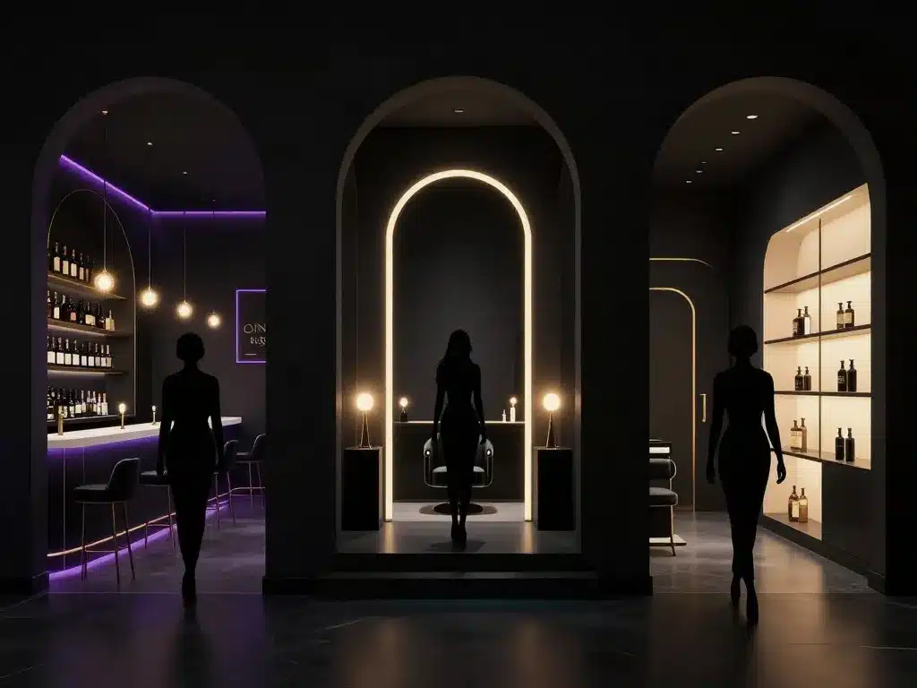 Scène nightlife et salons black edition paris