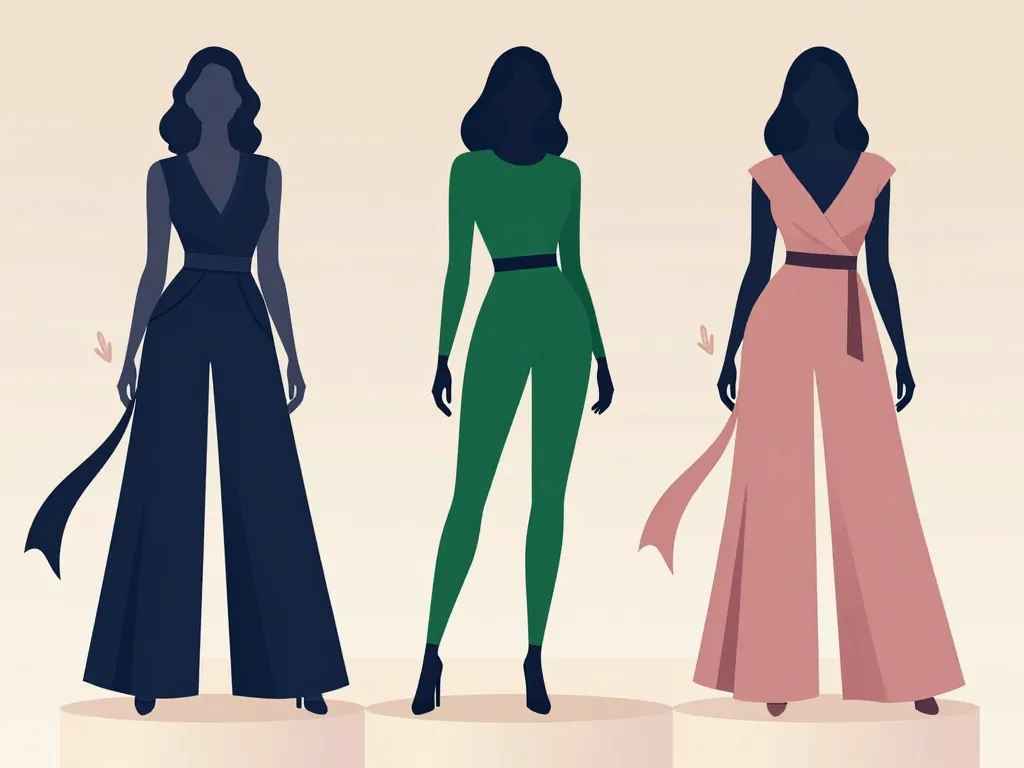 Combi pantalon pour ceremonie pour différentes silhouettes