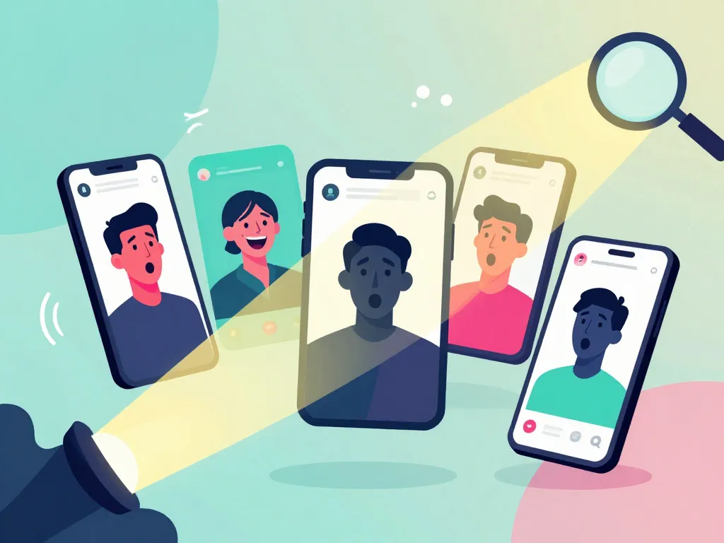 Écrans et figure crazy man fragmentée