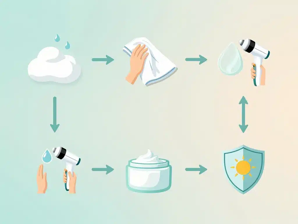 foreo bear avis dermatologue étapes de routine avec microcourant