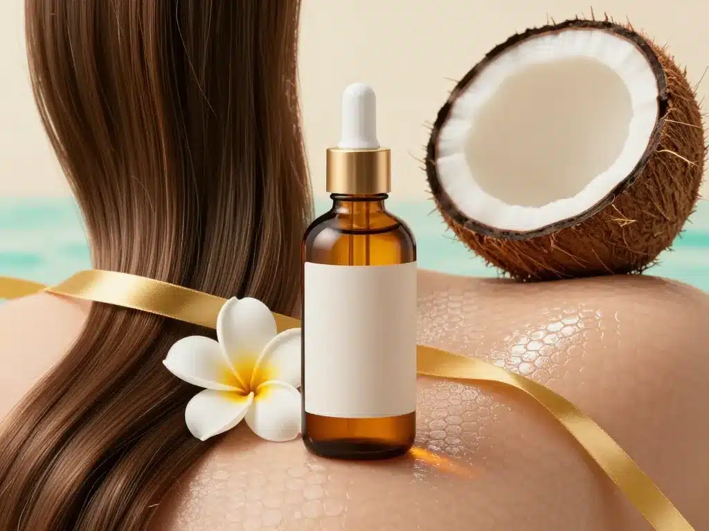 huile essentielle monoi nourrissant la peau et sublimant les cheveux