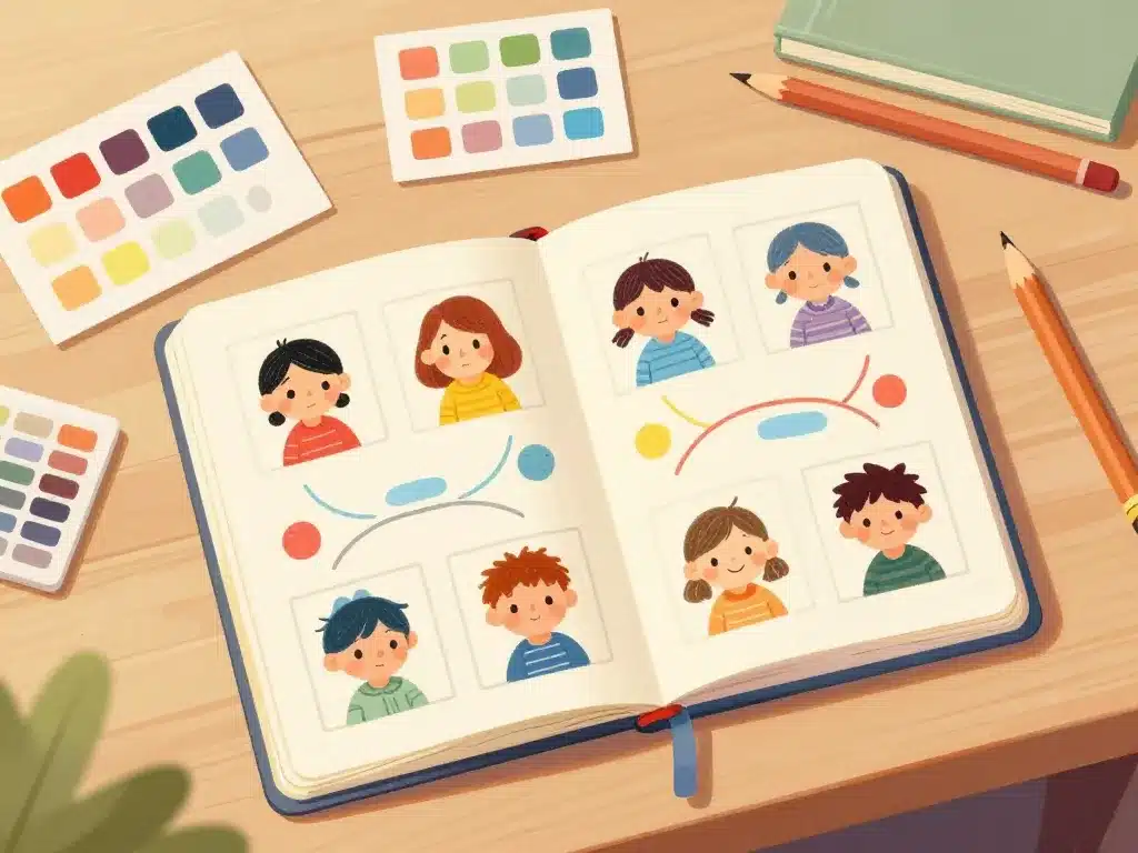 Bureau créatif illustrant l’univers de lola palacios