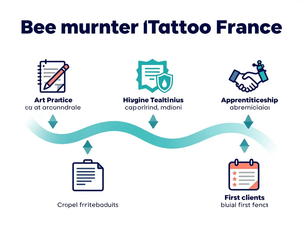 Feuille de route parcours tatoueur français