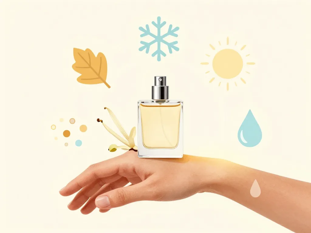 parfum supreme vanille test poignet saisons et concentration