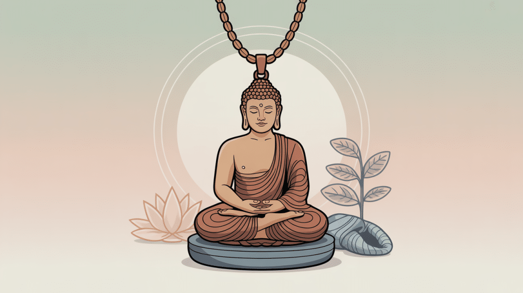 Illustration pendentif bouddha guide choix et significations